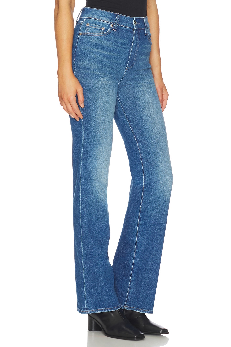 Slim Bot PISTOLA Evie High Rise Slim Boot Jeans in Eternity | REVOLVE