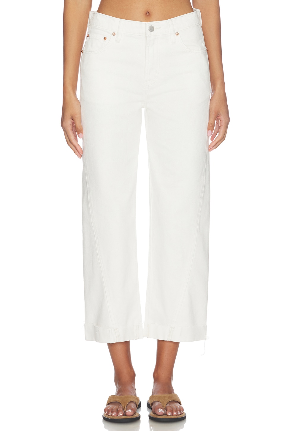 Kacey Mid Rise Cuffed Boyfriend Jeans - thumbnail 3
