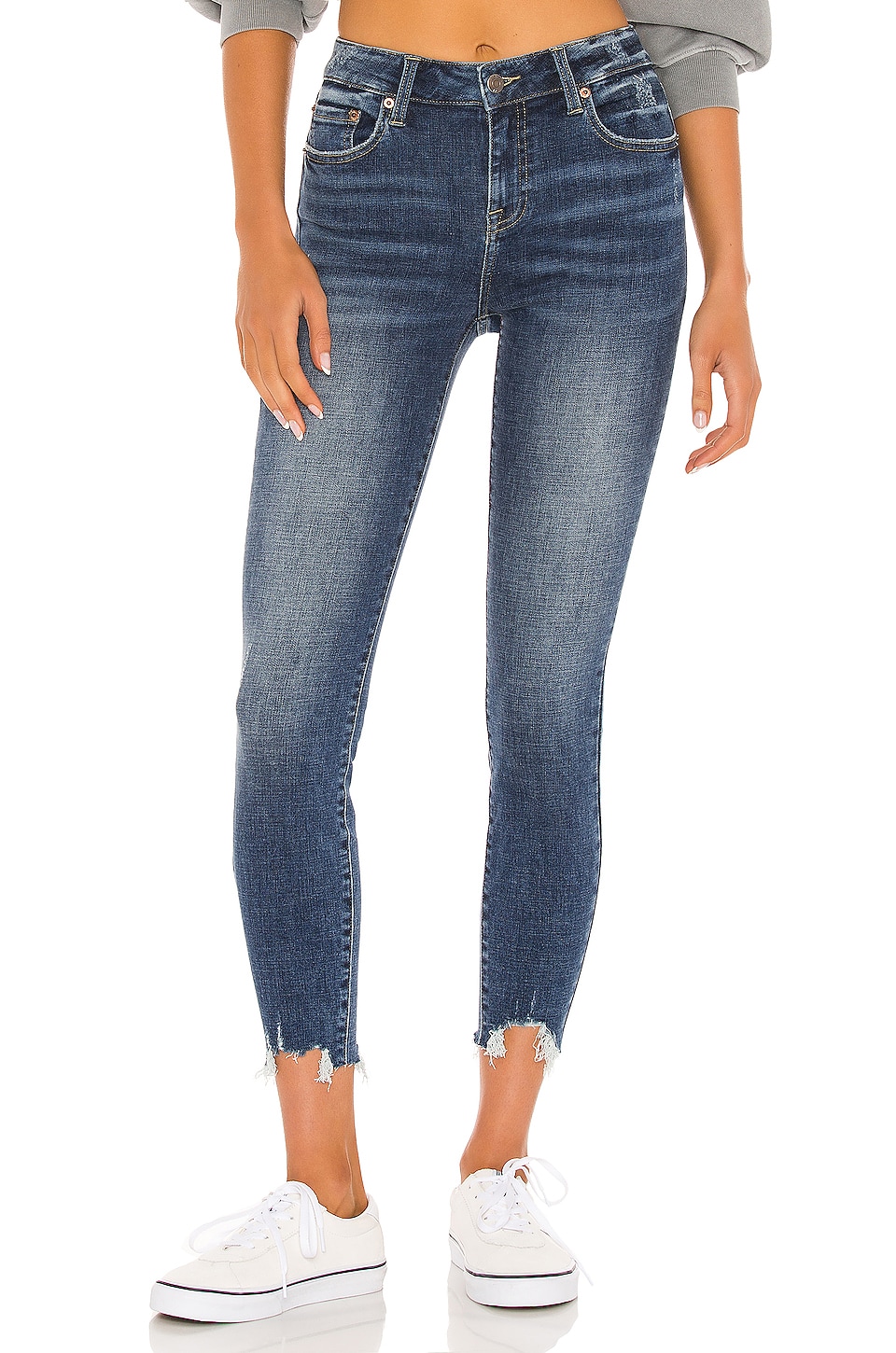 Pistola Audrey Crop Mid Rise Skinny In Bad Romance