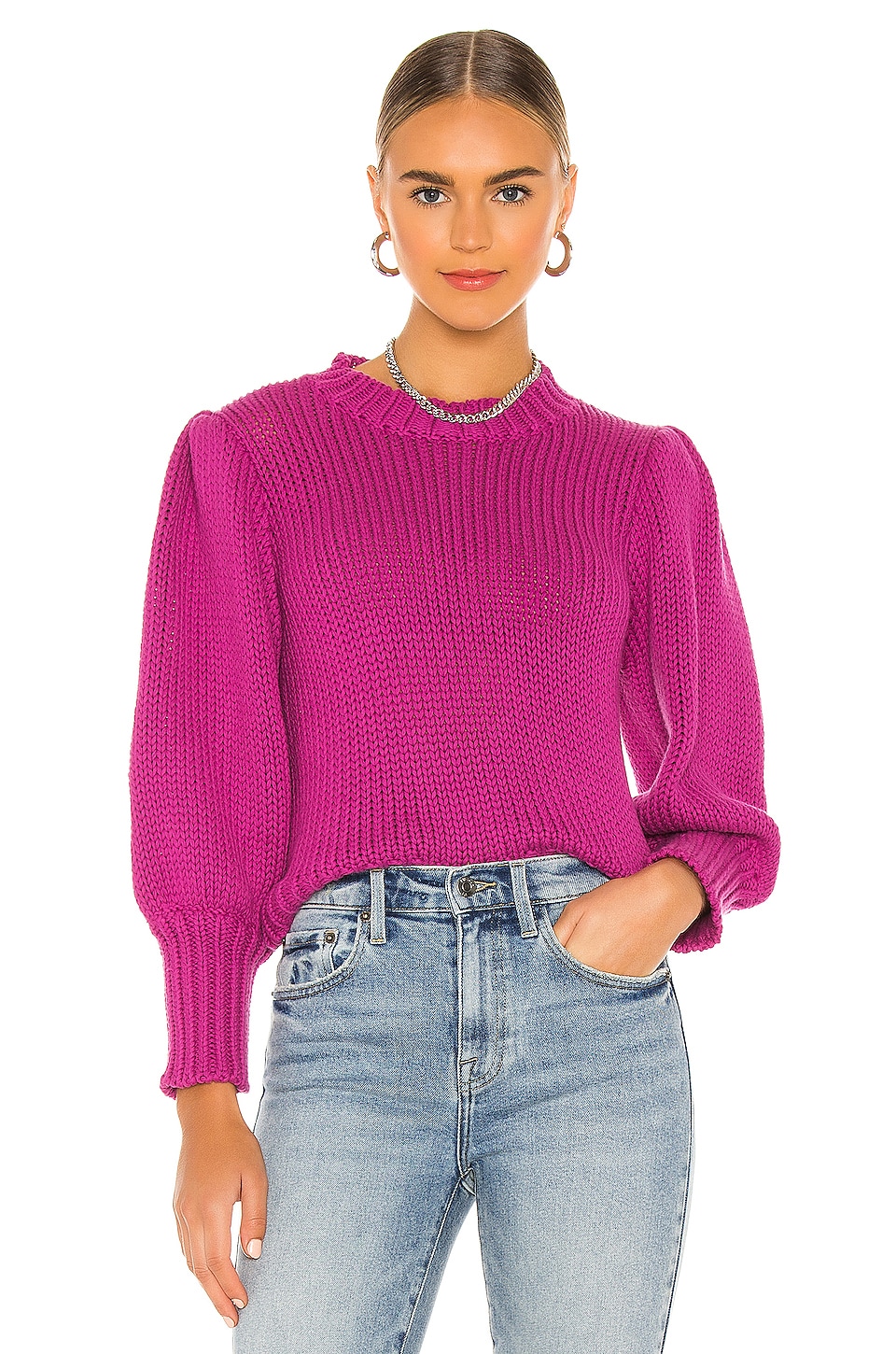 puff sleeve sweater