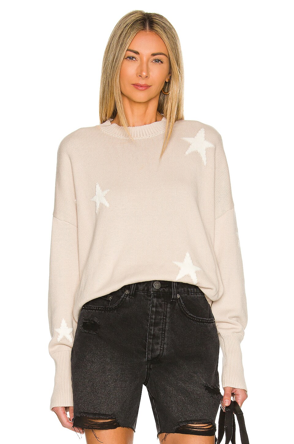 PISTOLA Darya Crewneck Pullover in Royal Dove