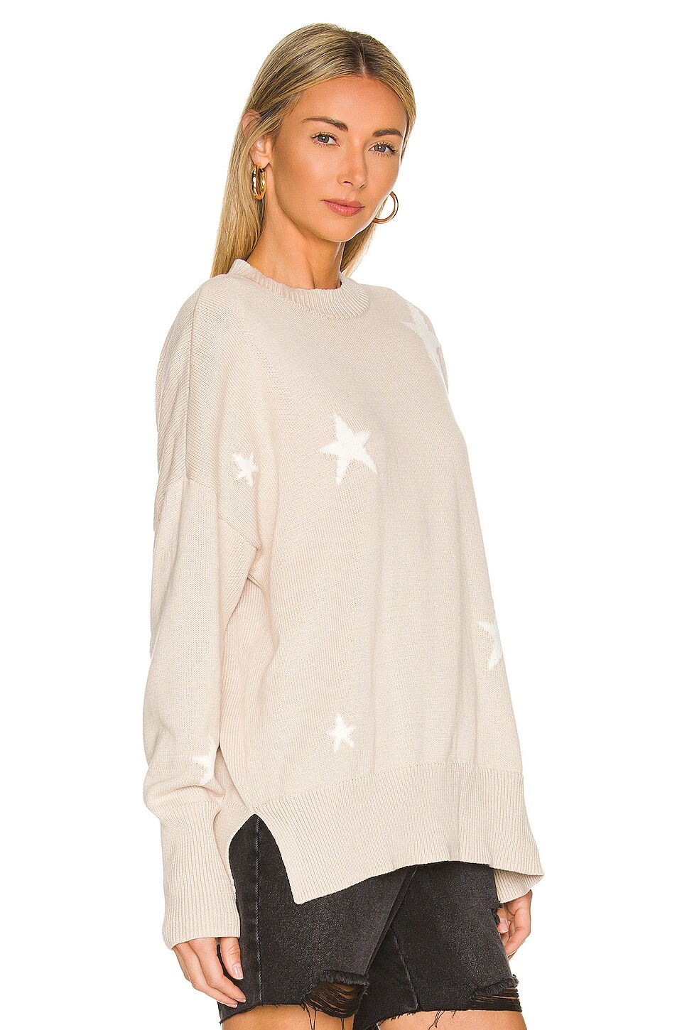 PISTOLA Darya Crewneck Pullover in Royal Dove
