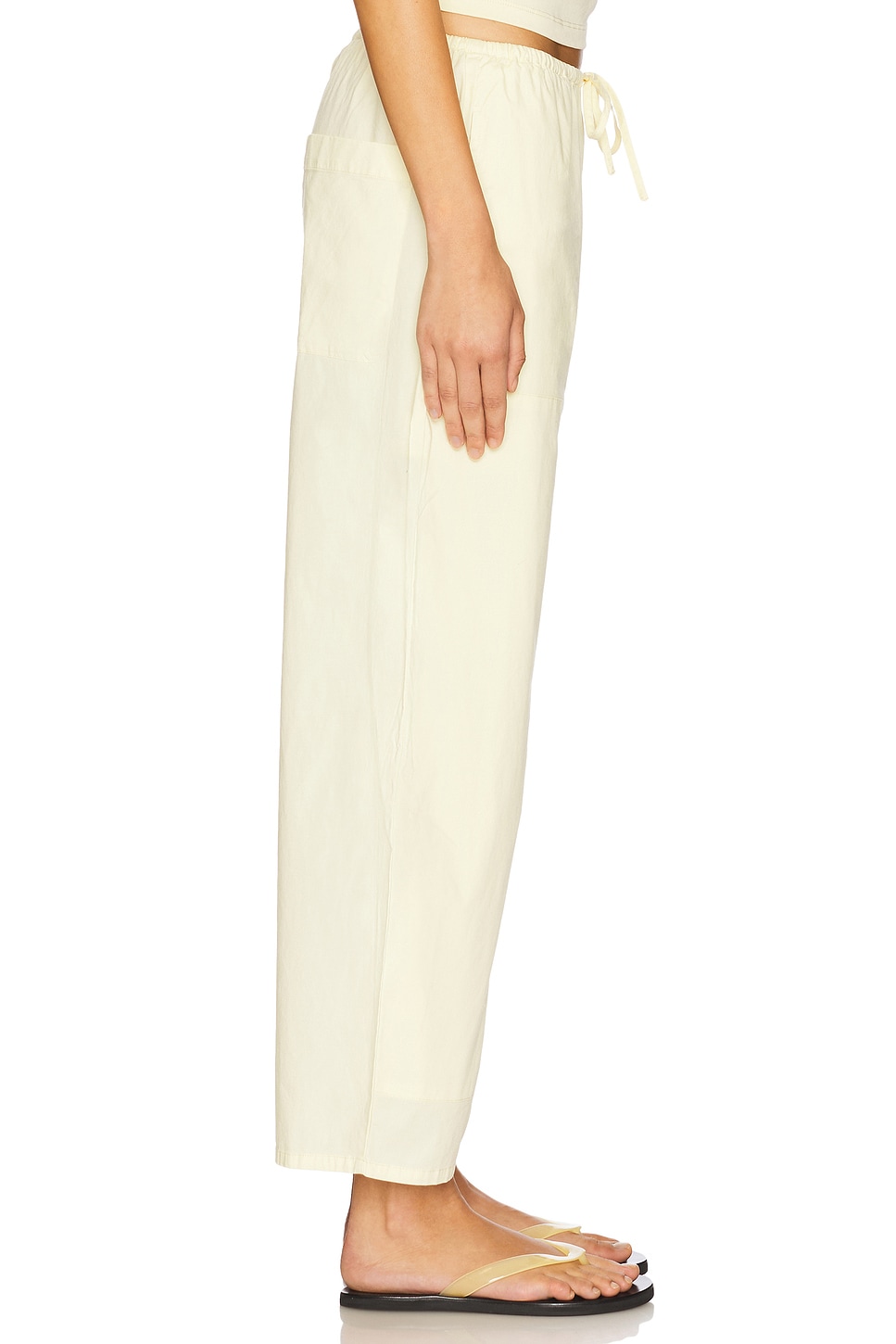 PISTOLA Theo Drawstring Poplin Pant