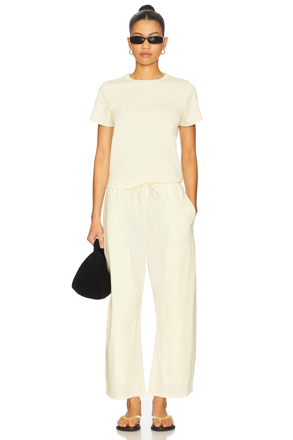 PISTOLA Theo Drawstring Poplin Pant