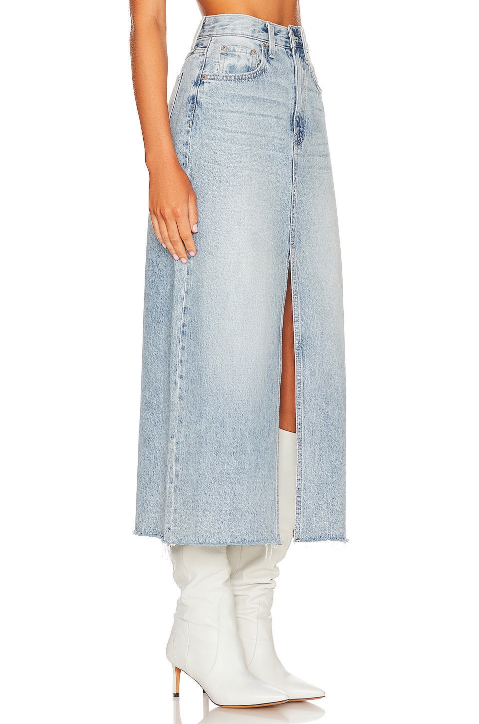PISTOLA Alice High Rise Midi Skirt in Brooklyn