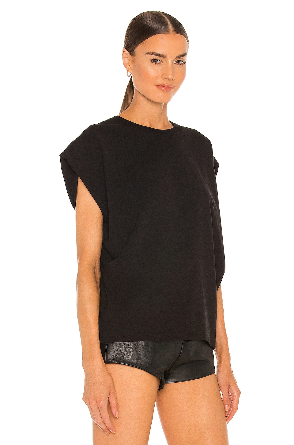 PISTOLA Trina Muscle Tee in Black