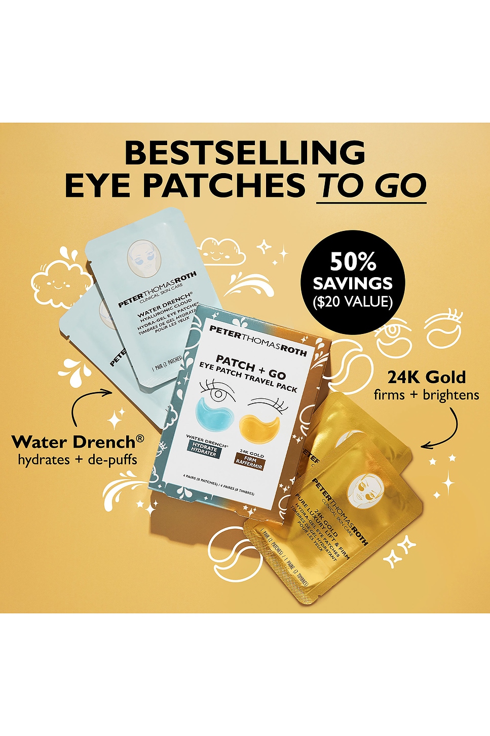 Patch + Go Eye Patch Travel Pack