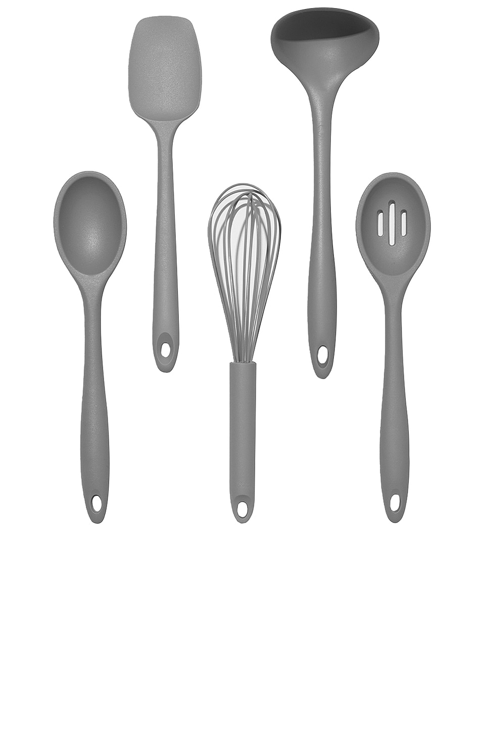 White Silicon 5-pc. Kitchen Utensil Set