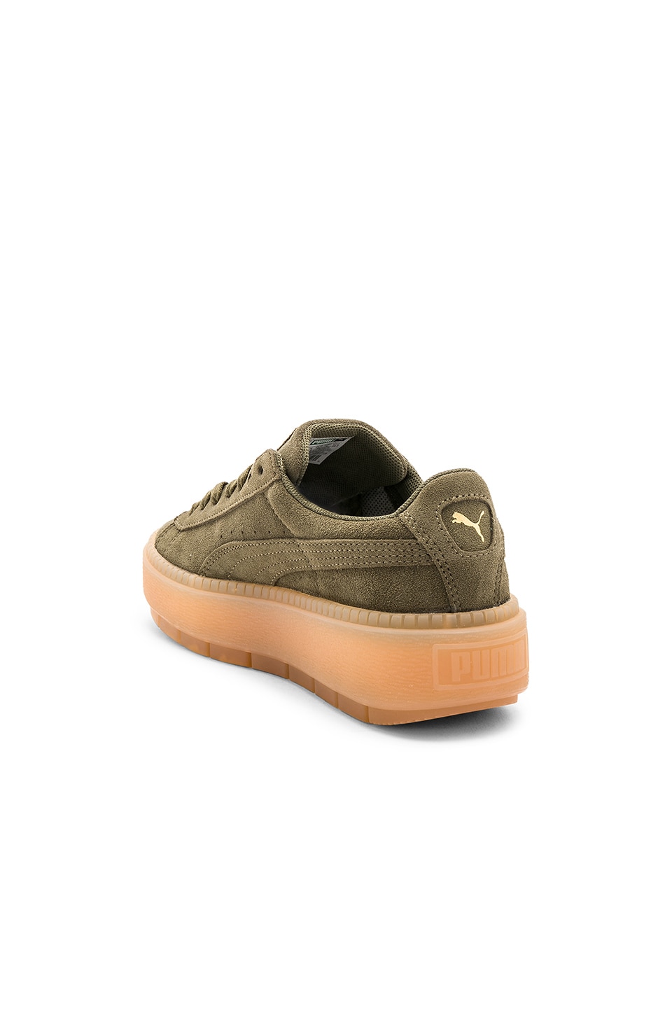 puma platform trace olive night
