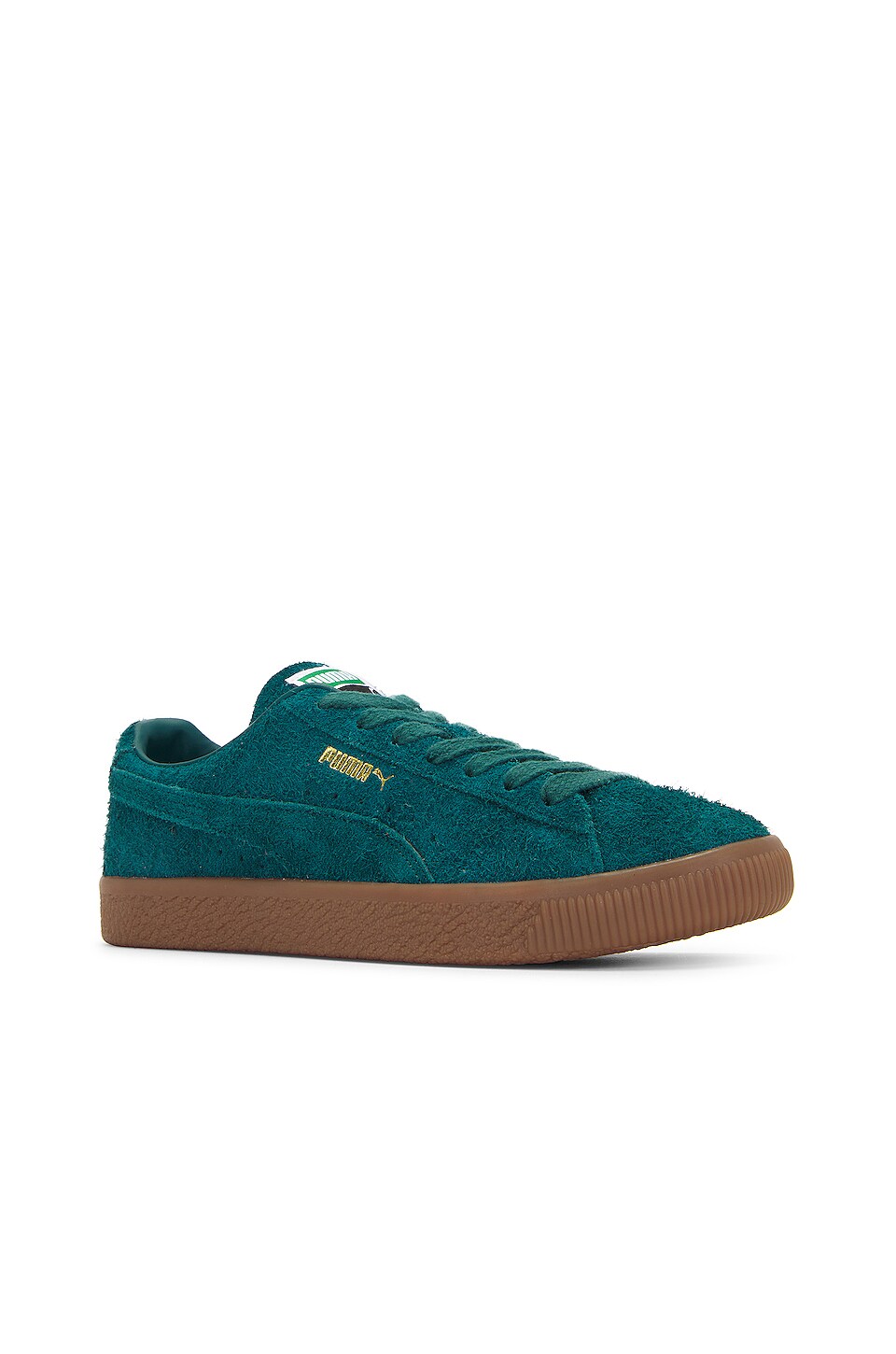 Puma Select Puma Suede VTG Hairy Suede in Varsity Green & Gum