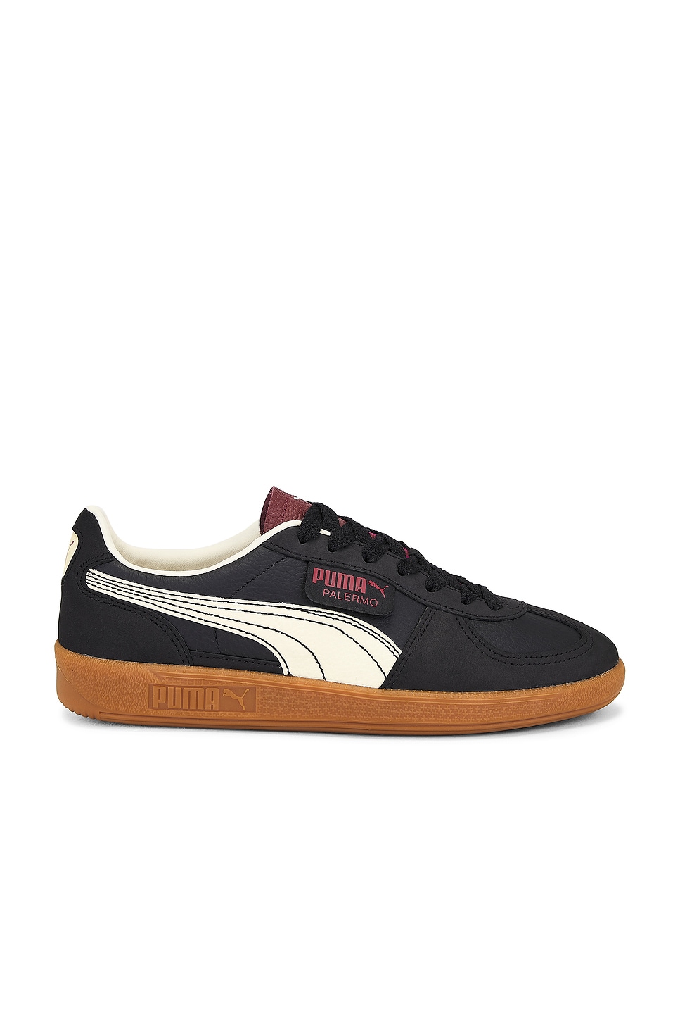 Puma suede red black sole best sale