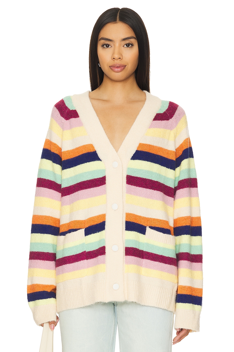 Multi Stripe Cardigan