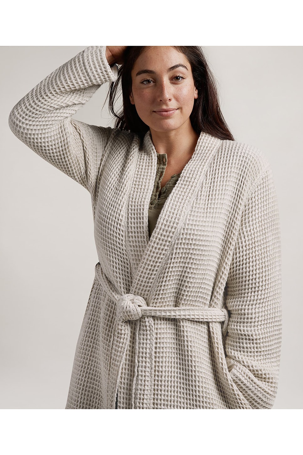 Tuffes Robe Parachute Waffle Robe in Tan | REVOLVE