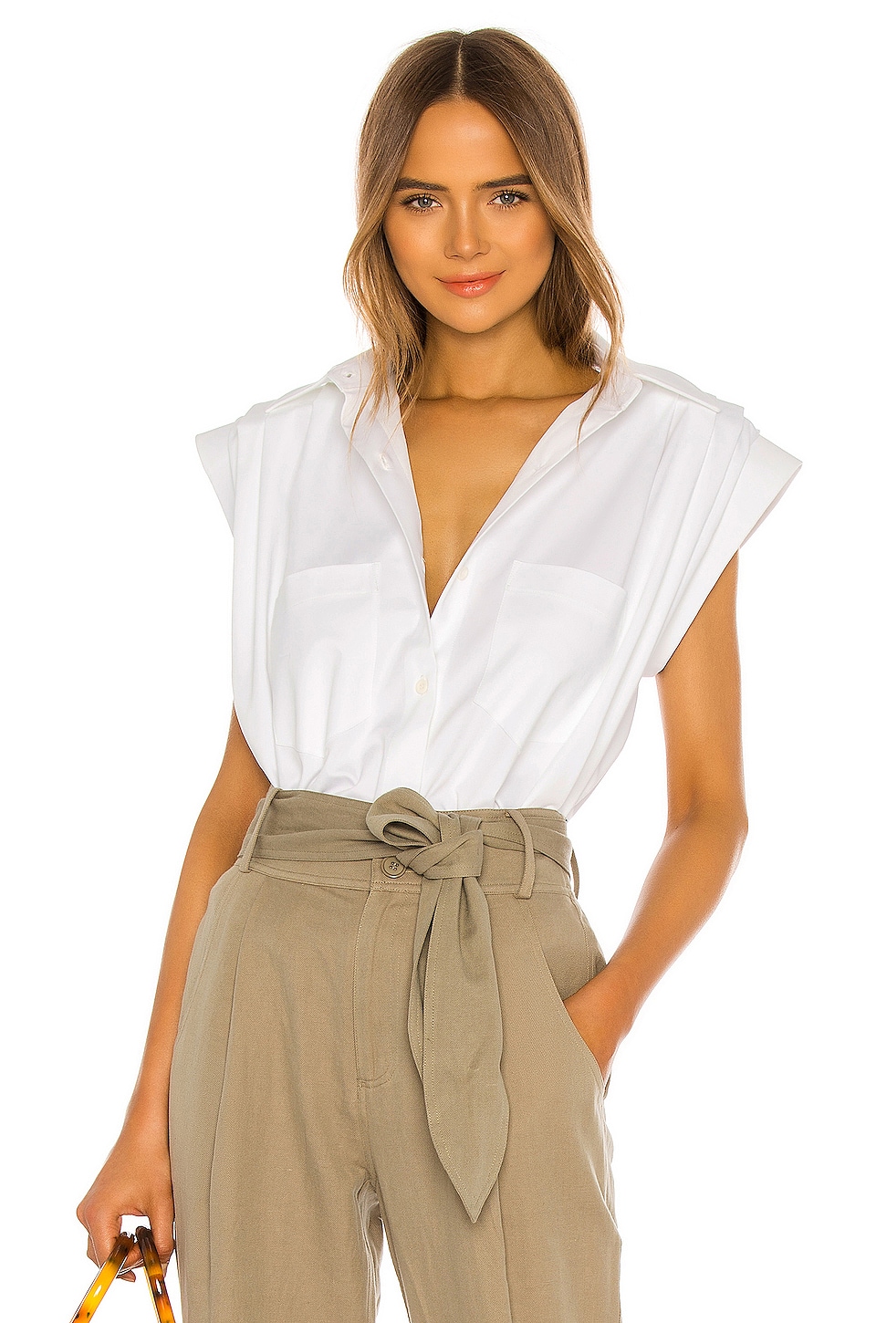 Piece of White Andrea Shirt in White | REVOLVE