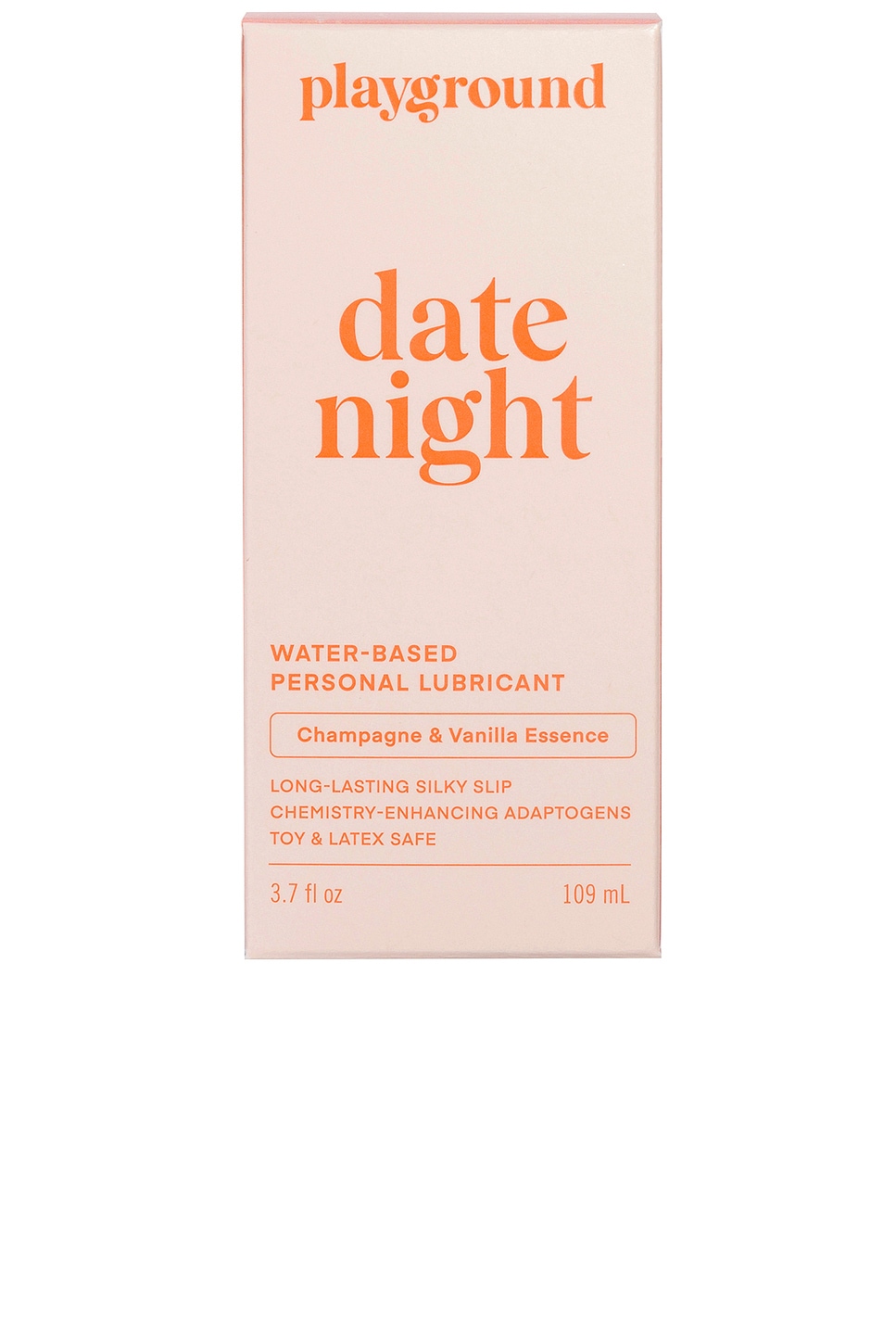 Playground Date Night Water-Based Personal Lubricant in Champagne & Vanilla  Essence