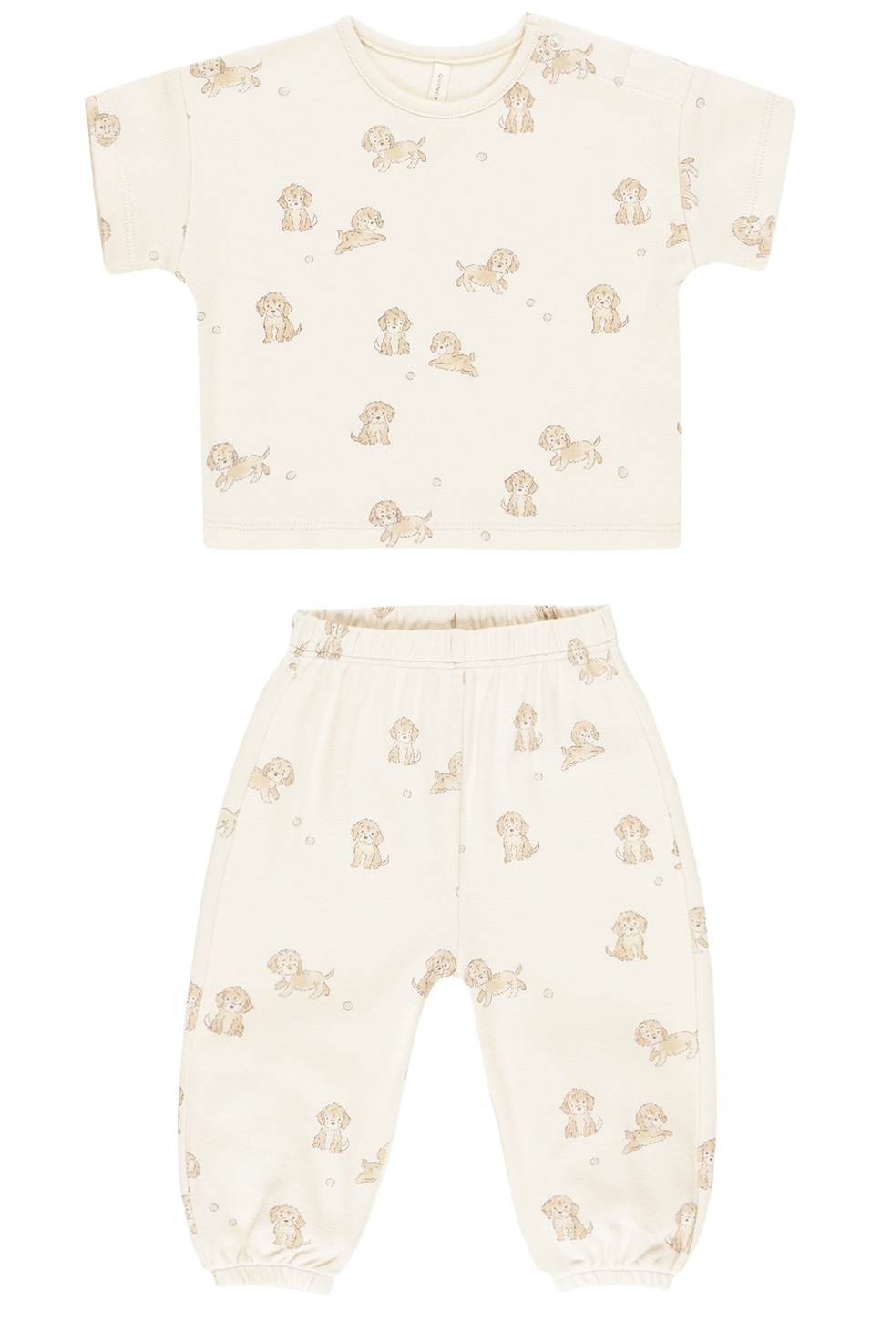 Quincy Mae Jersey Tee & Pant Set - Puppies Quincy Mae Jersey Tee & Pant Set - Puppies