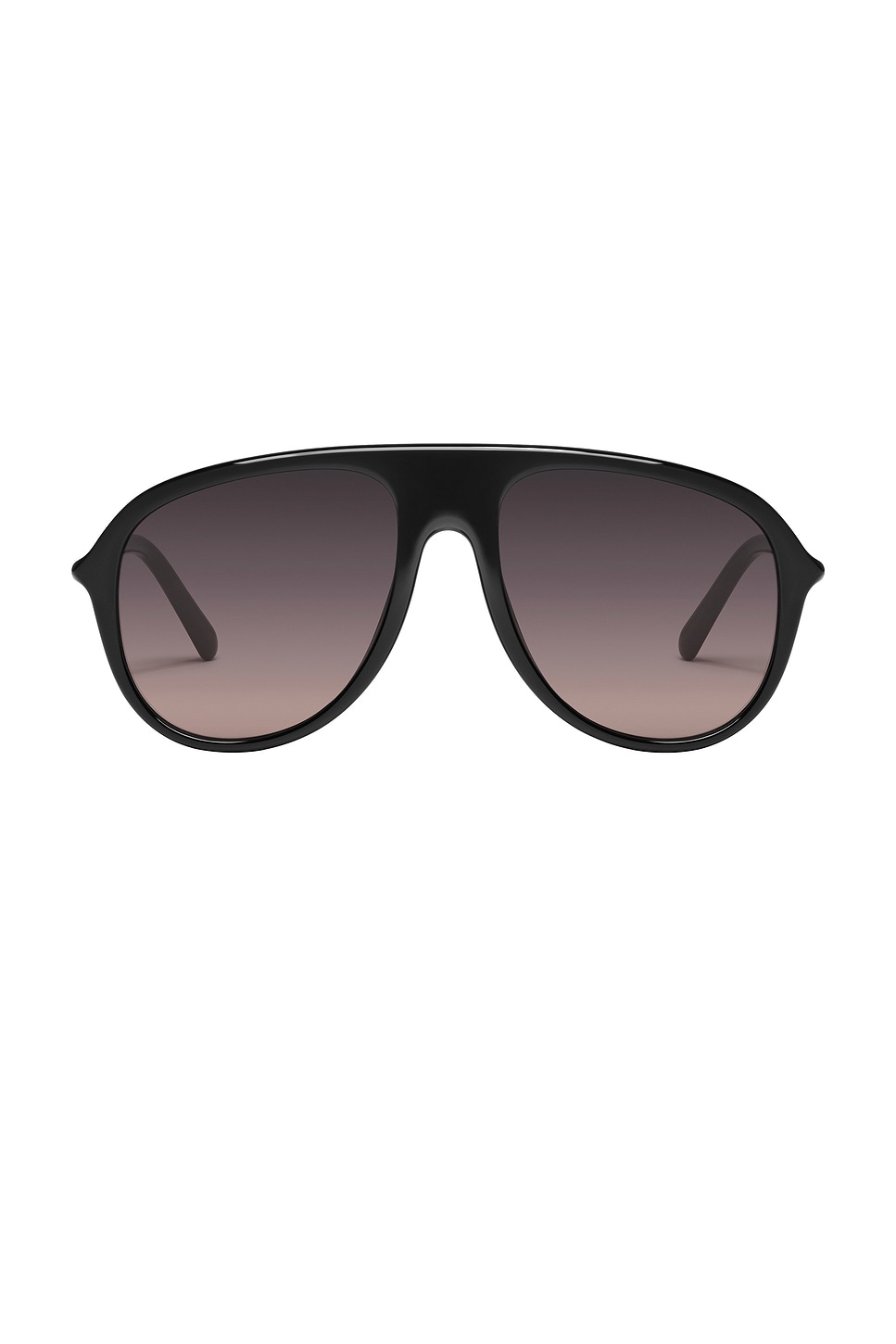 Quay Chart Topper Sunglasses in Black & Smoke Taupe | REVOLVE
