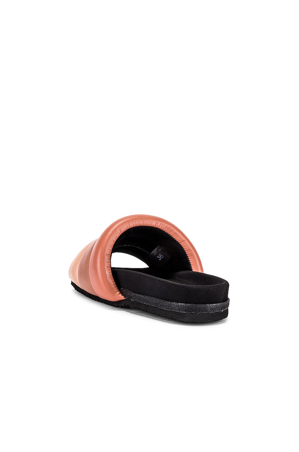 puffy woven slides