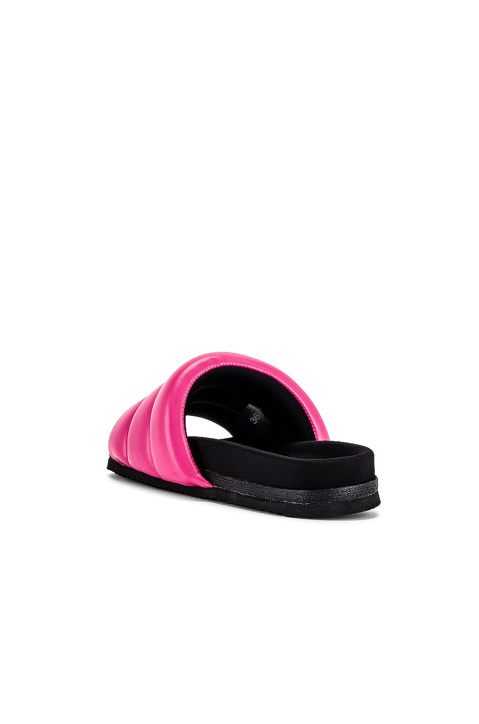 puffy woven slides