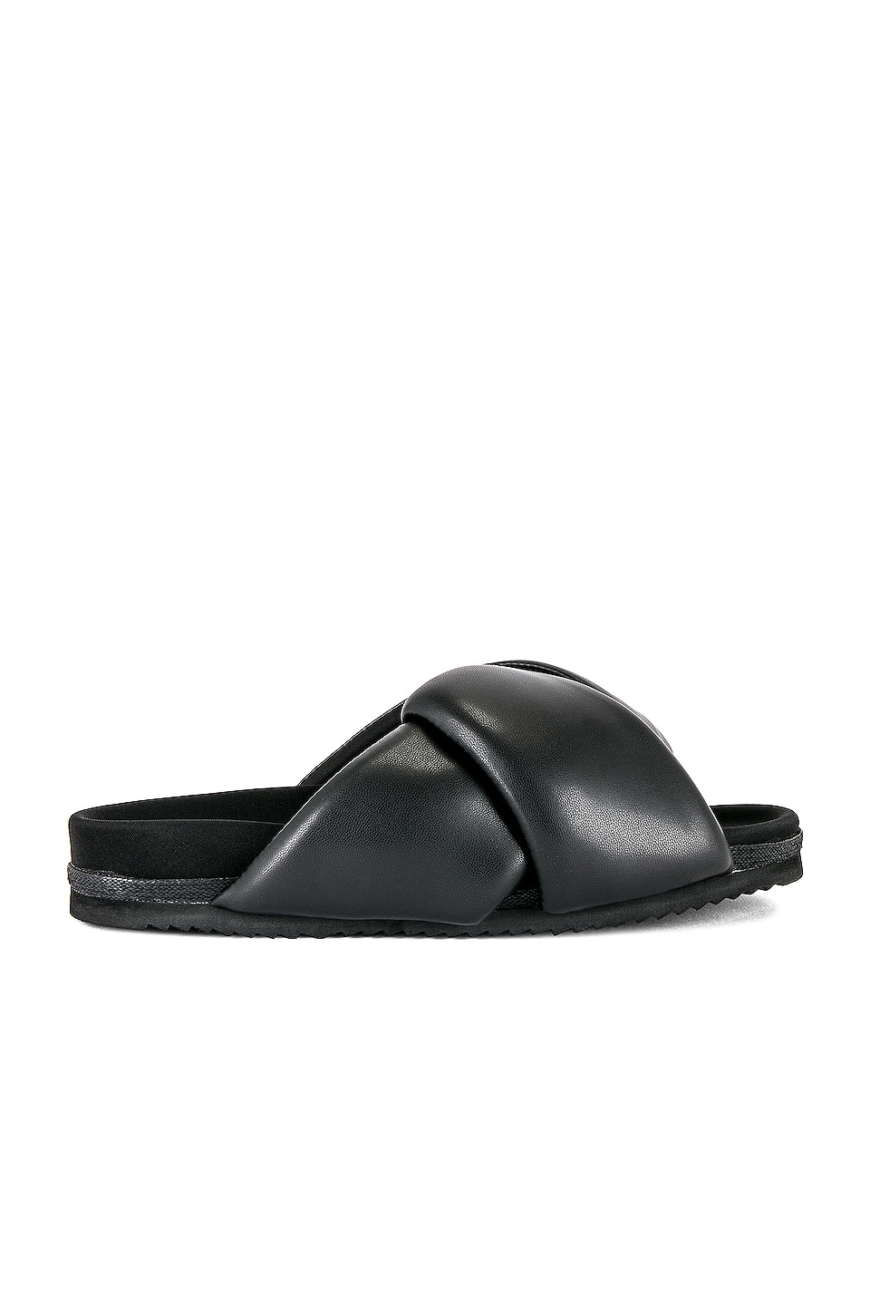 Black puffy slides new arrivals