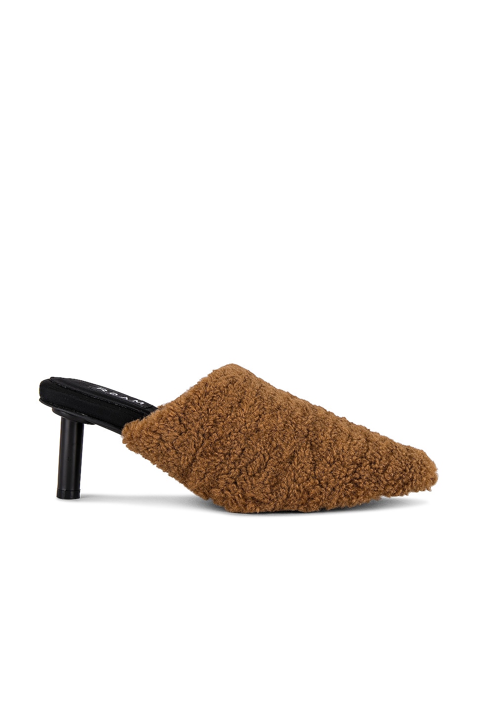 Fuzzy discount mule shoes