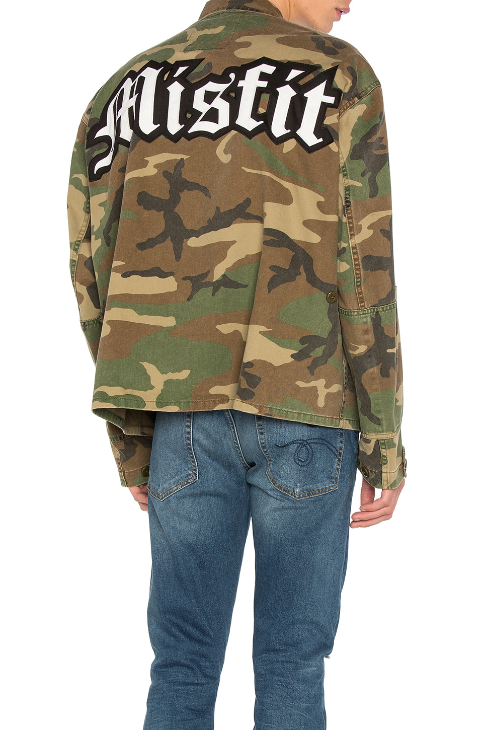 R13 Misfit Field Jacket in Camo | REVOLVE