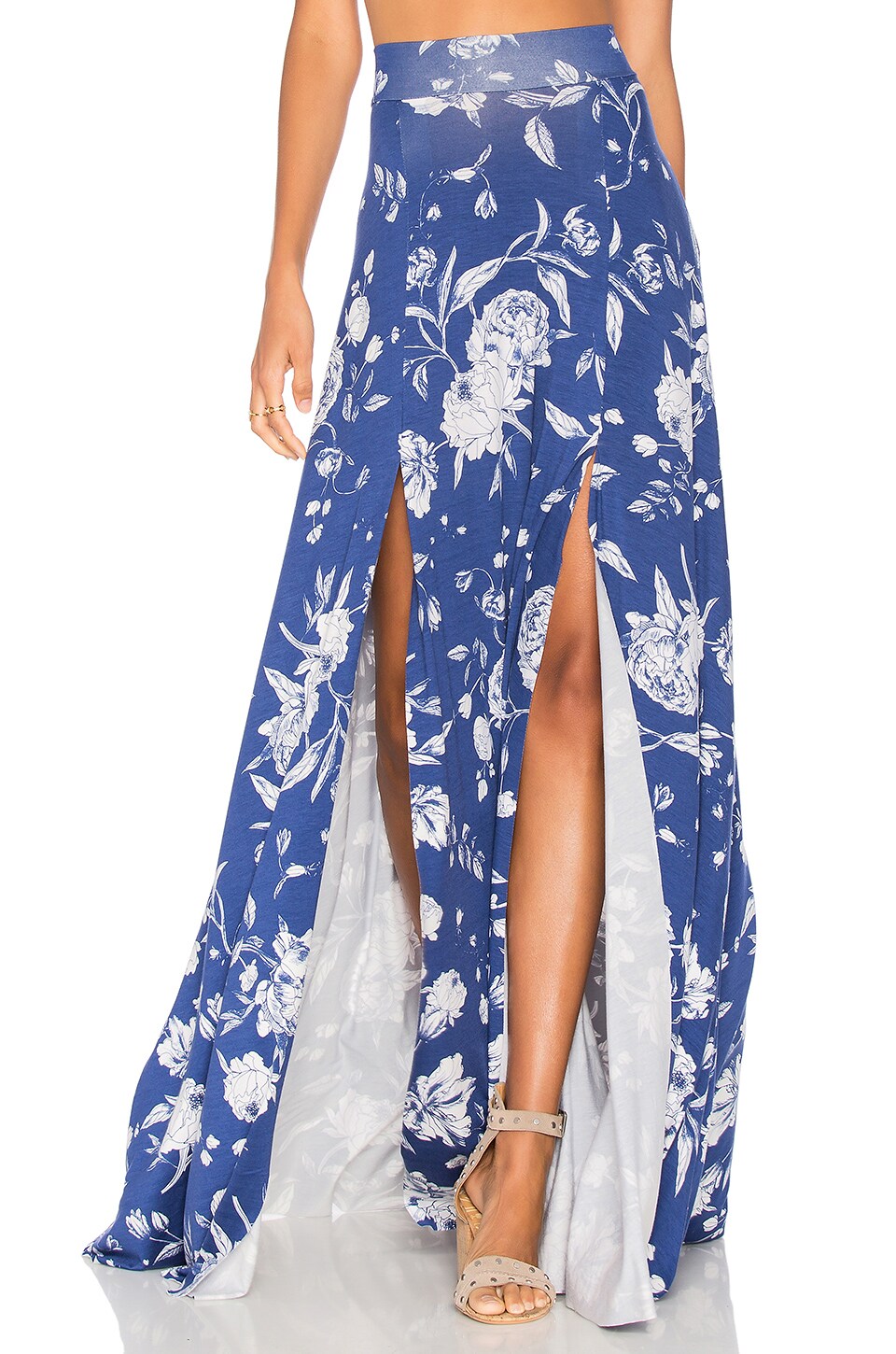 Rachel Pally Josephine Maxi Skirt in Seaside Peony | REVOLVE