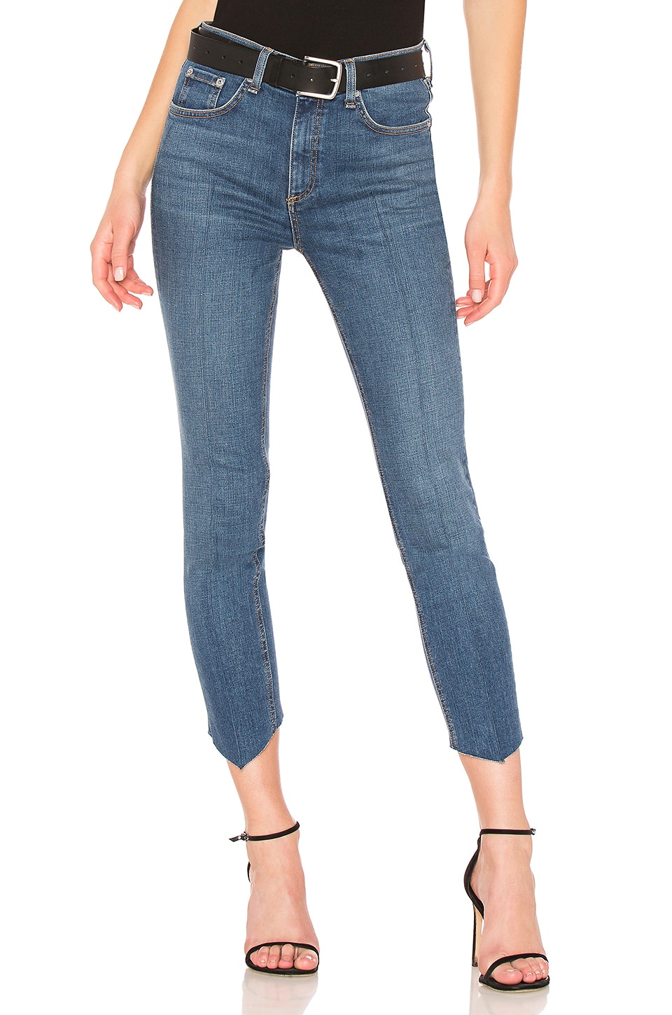 rag & bone high rise ankle skinny