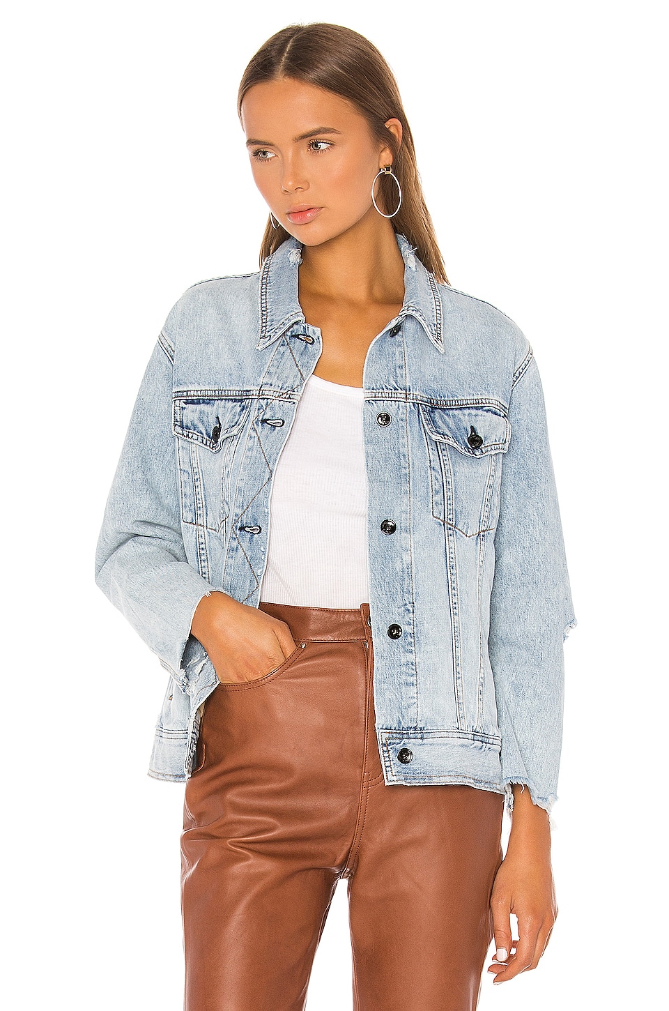 rag and bone oversized denim jacket