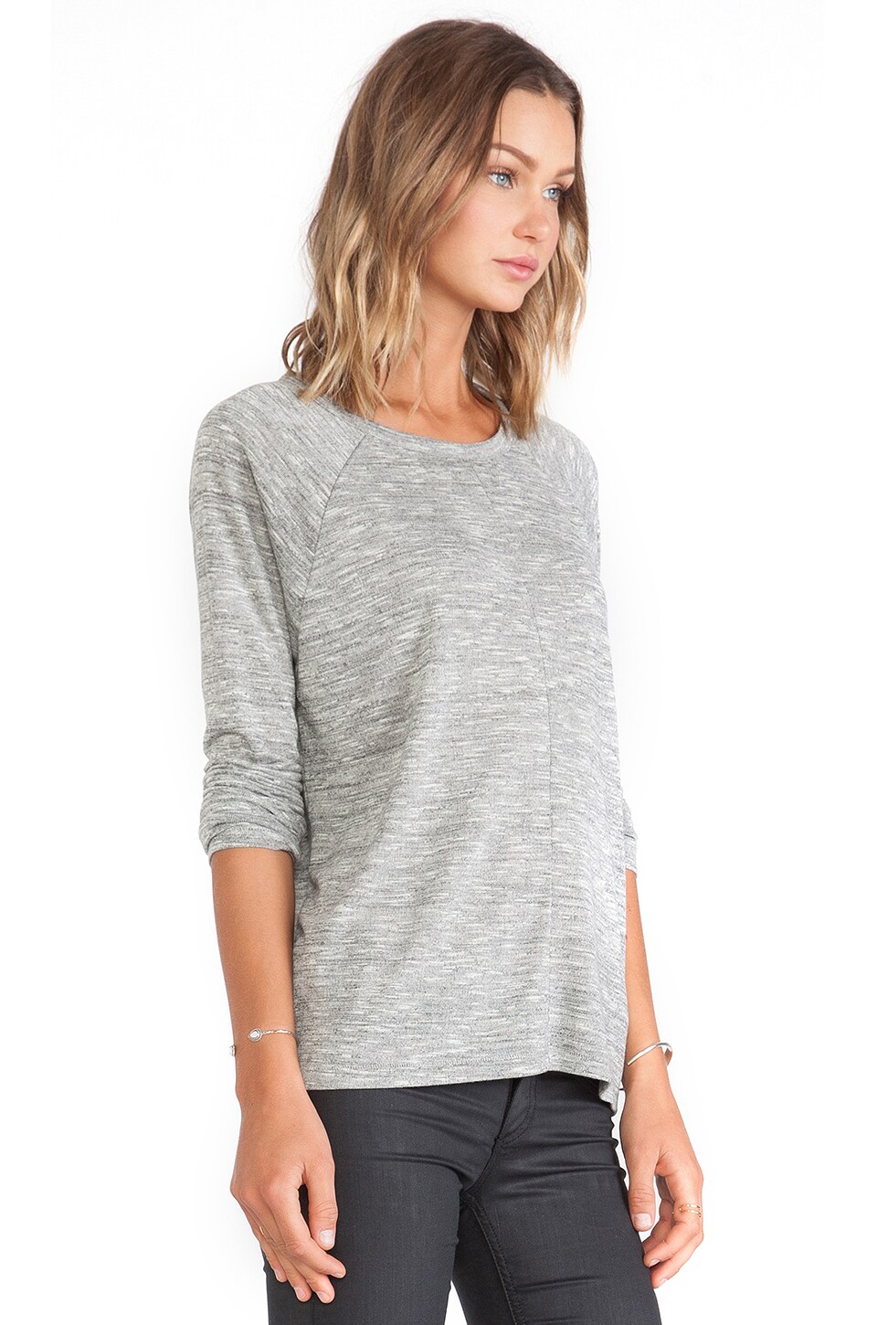 Rag & Bone Nicole Tee in Light Grey
