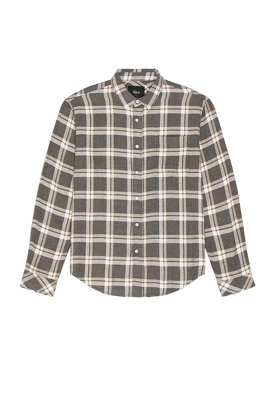 Rails Lennox Shirt in Charcoal Ghurka Melange