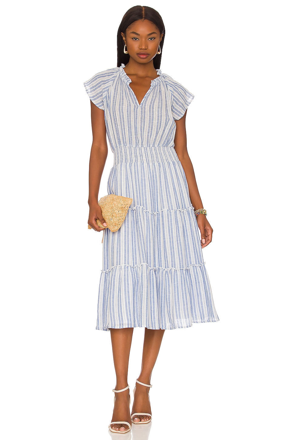 Rails Amellia Midi Dress in New Haven Stripe | REVOLVE