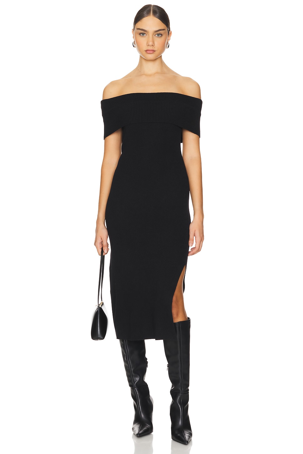 rails black midi dress Rails
