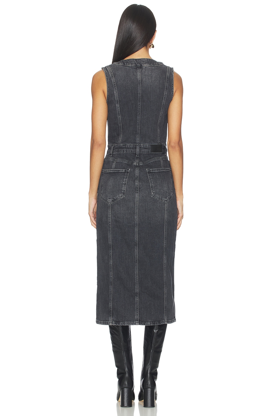Rails Westwood Denim Dress in Black Pearl | REVOLVE