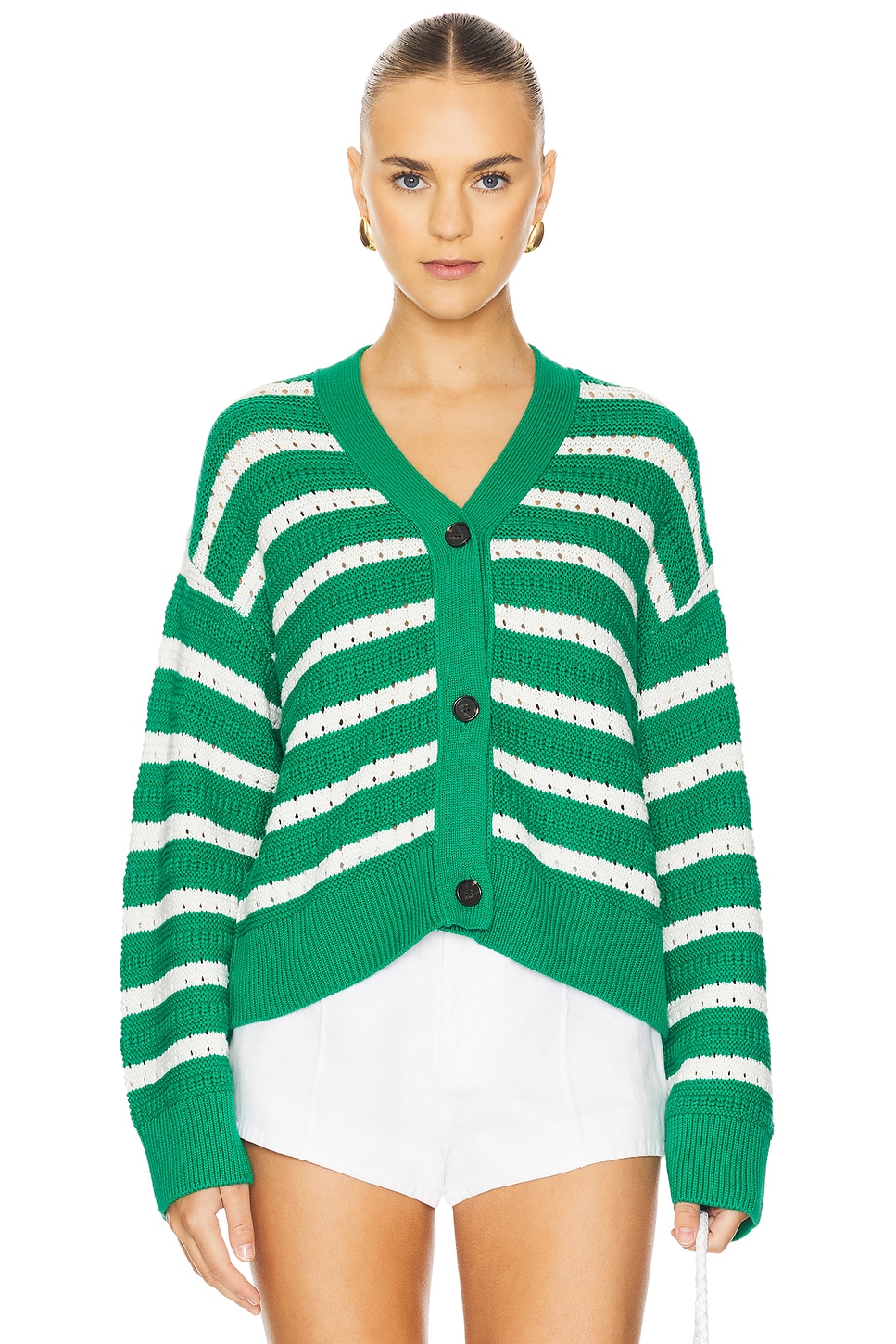 Rails كارديغان GENEVA في Kelly Stripe REVOLVE