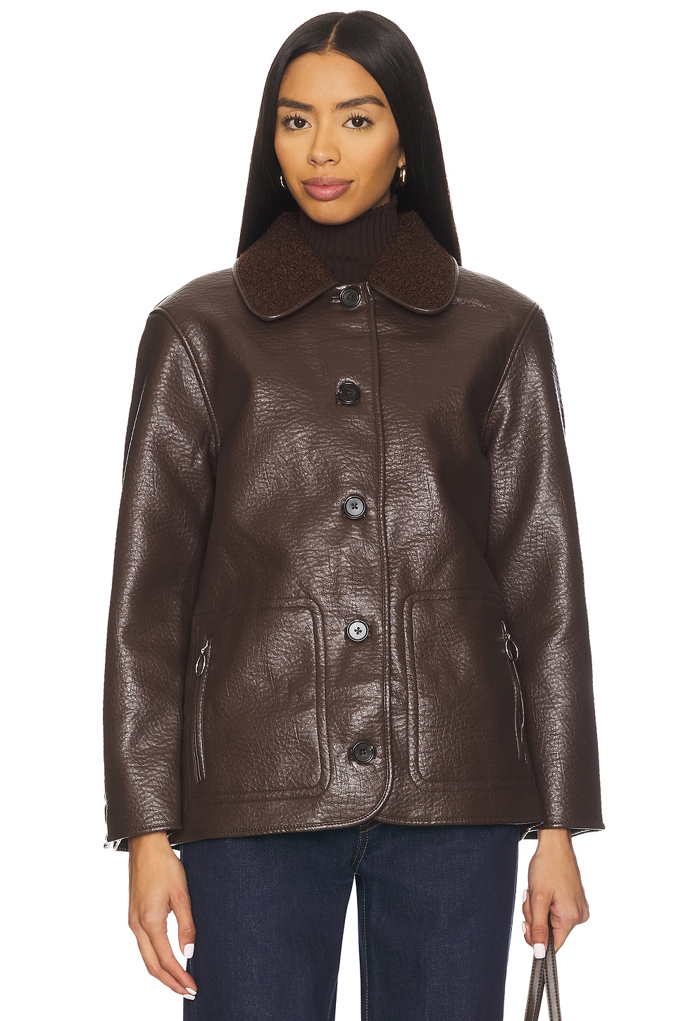 Rails Luis Jacket in Walnut | REVOLVE