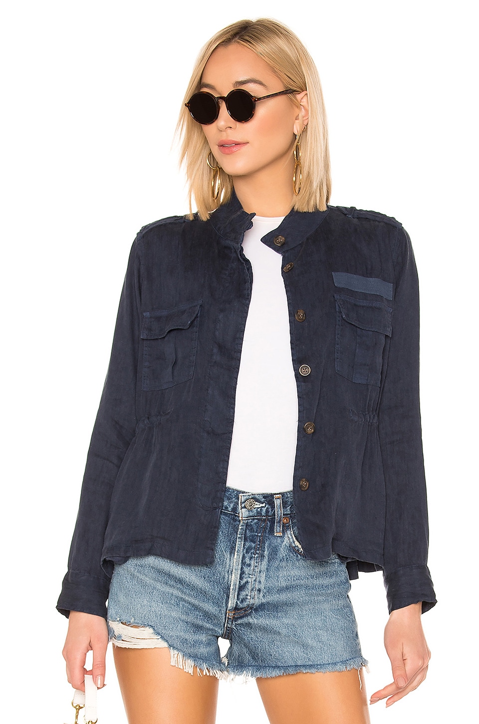 Rails Sahara Army Jacket in Indigo | REVOLVE