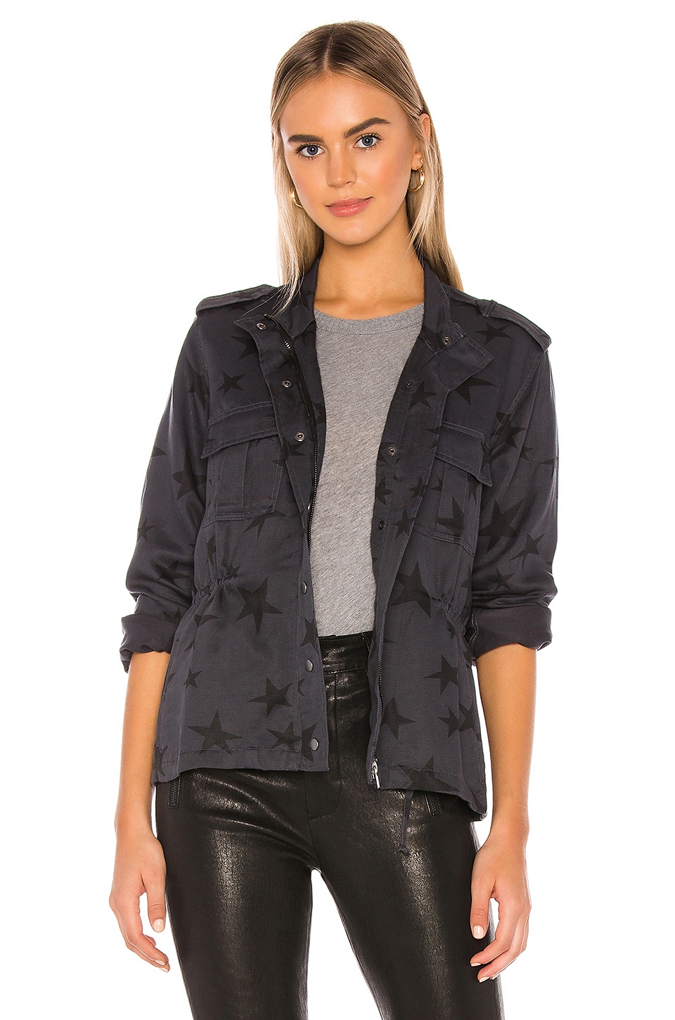 Rails Trey Jacket in Charcoal Oversized Stars | REVOLVE