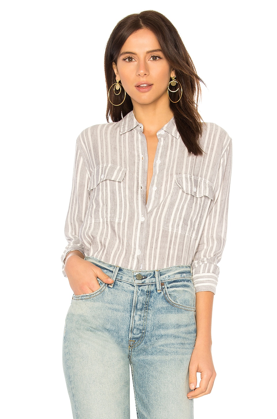 Rails Ever Button Up in Caldas Stripe | REVOLVE