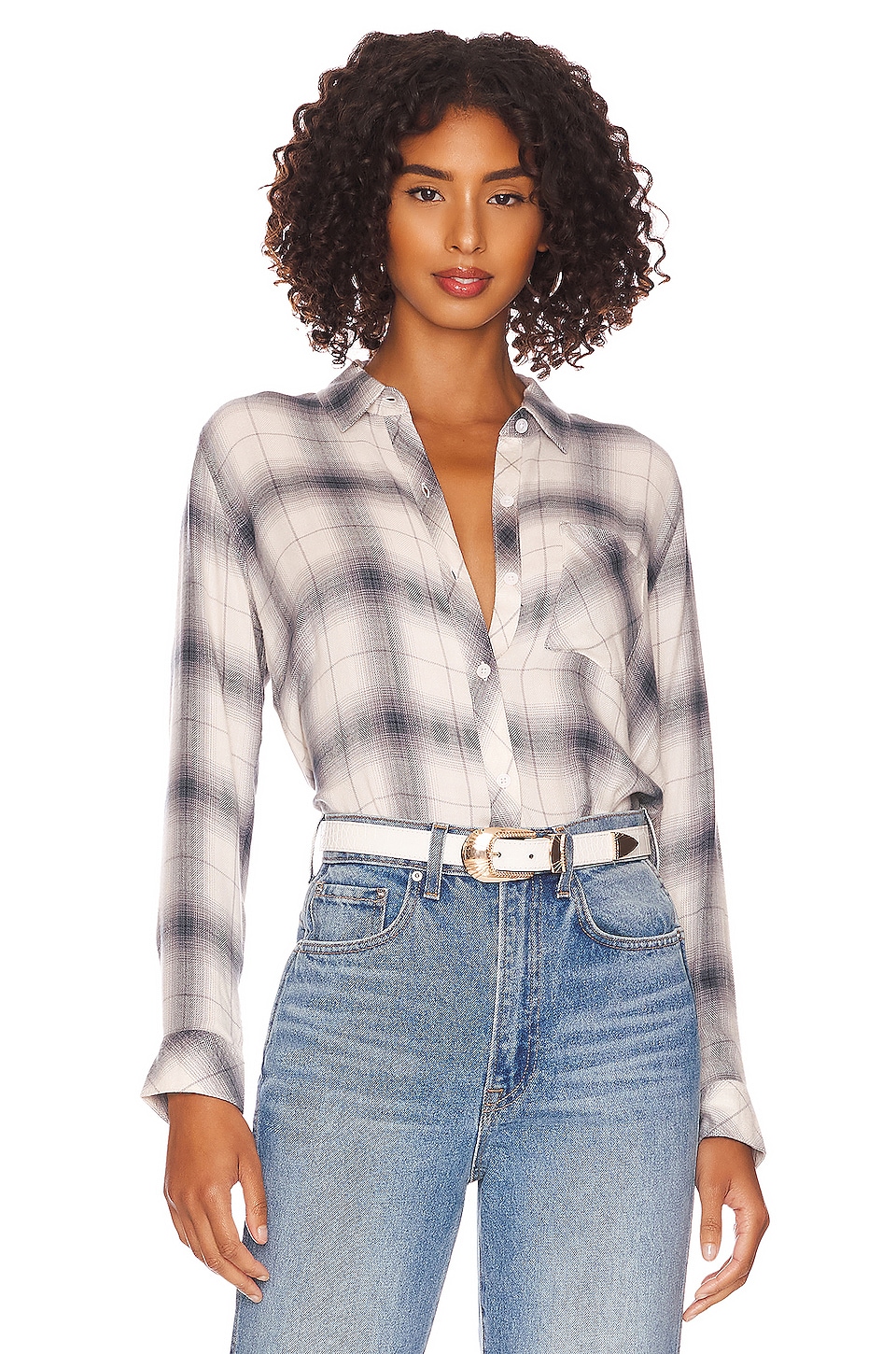 Rails Hunter Top in Sterling White | REVOLVE