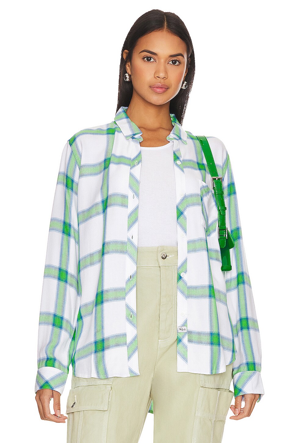 Rails Hunter Top in Azure Lime | REVOLVE
