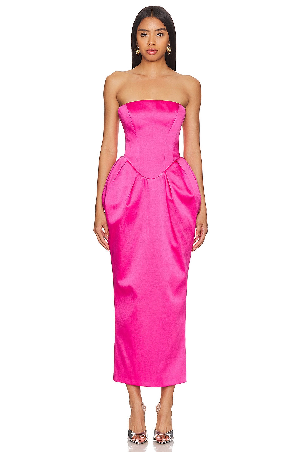 Rasario Voluminous Midi Dress