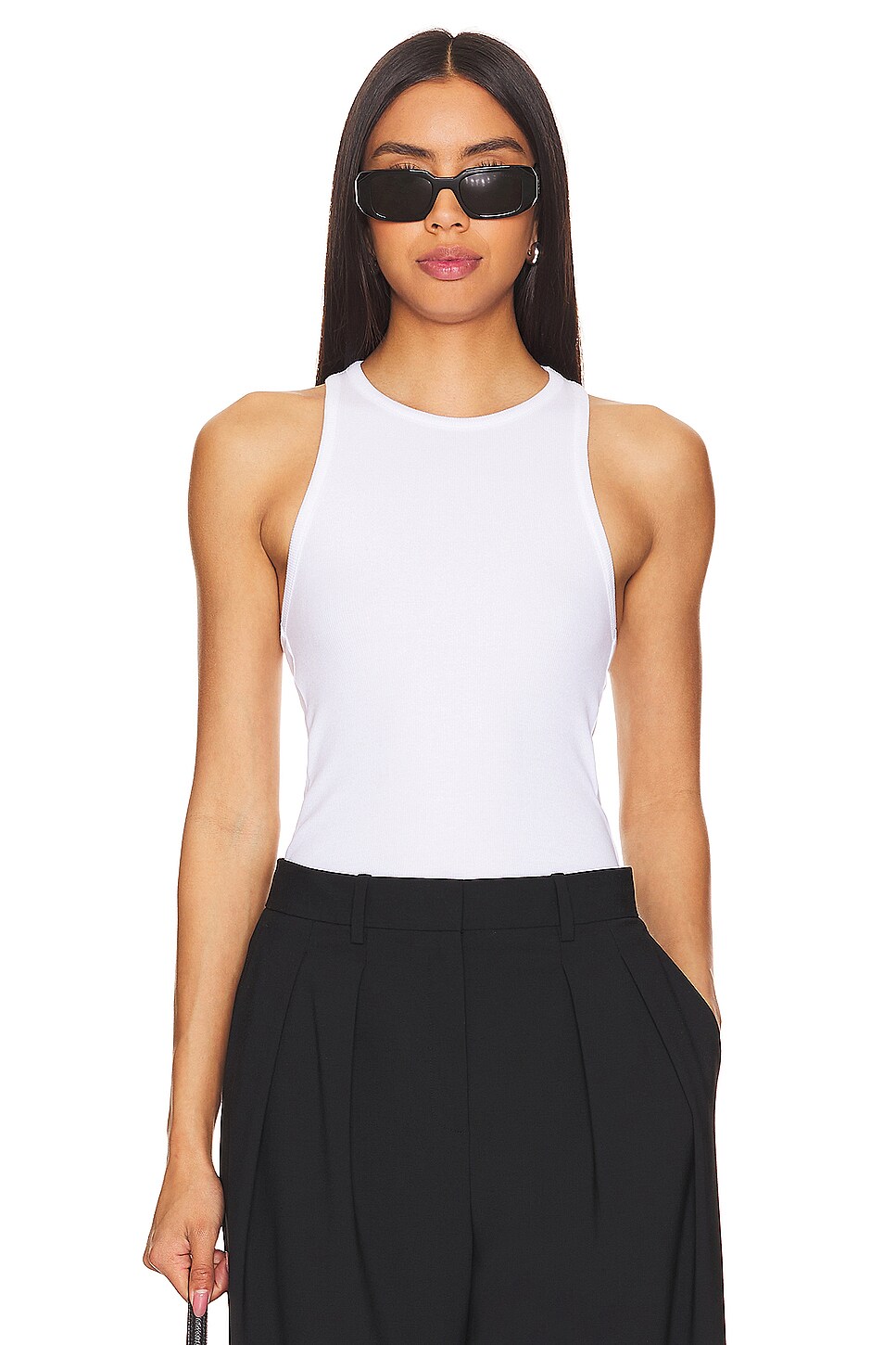 REMAIN Knotted Back Top in Bright White | REVOLVE