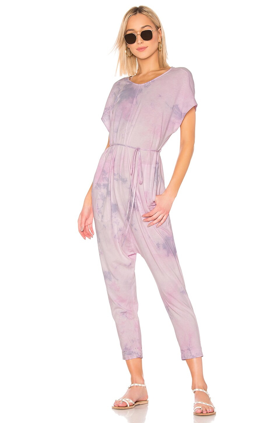 revolve tie dye jumpsuit