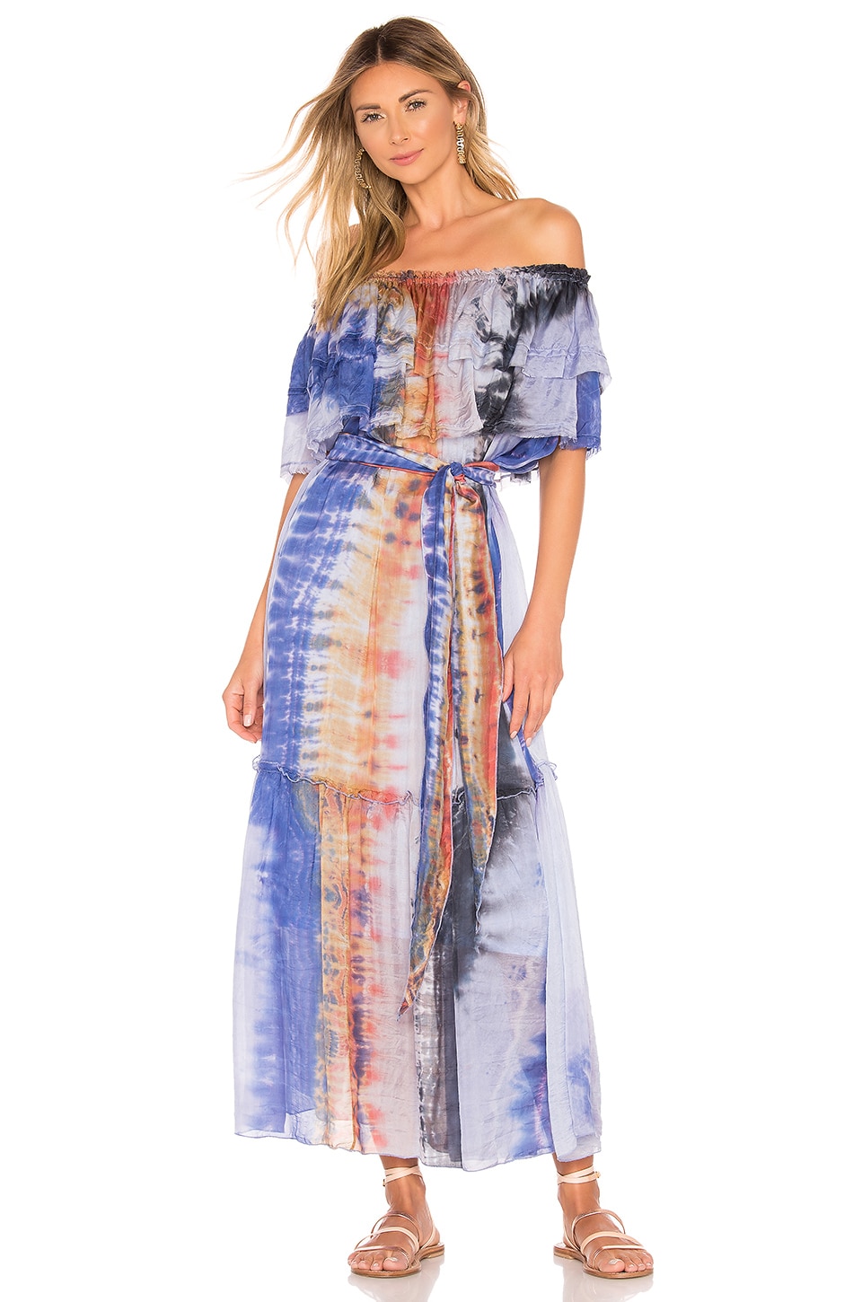 raquel allegra tie dye dress