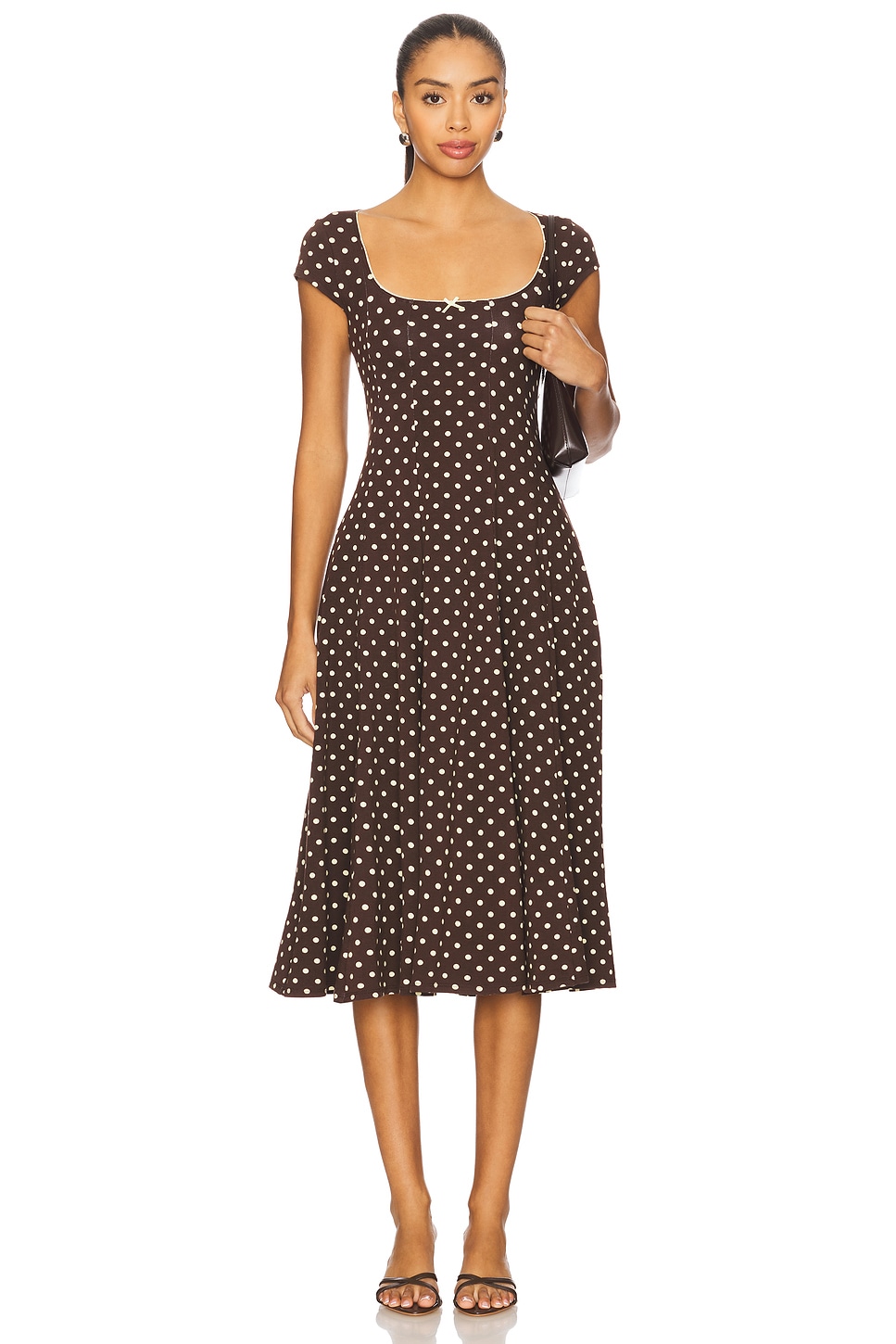 charlotte russe brown dress Sweetheart Ruched Mini Dress main image 1