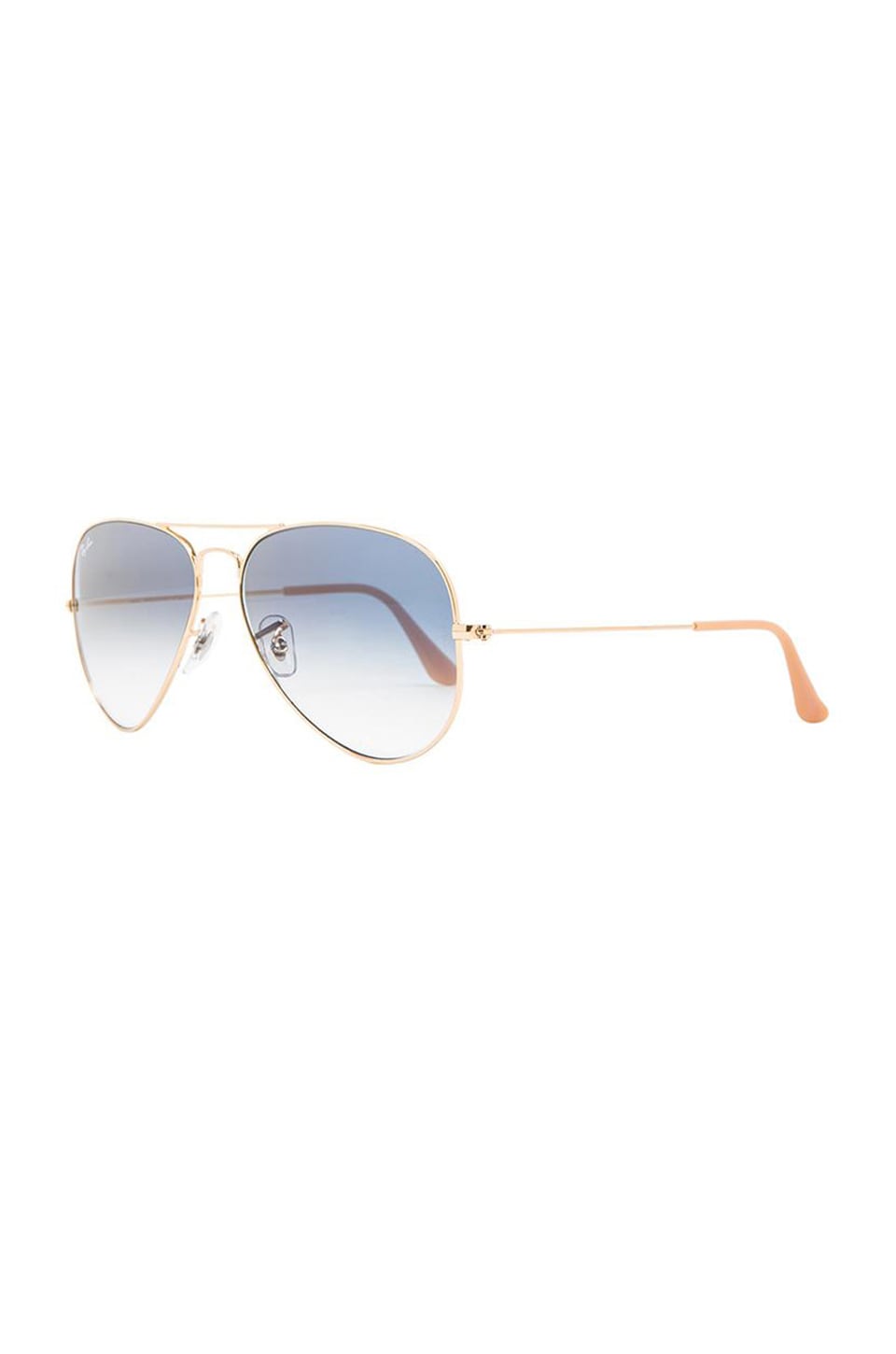 Ray-Ban Aviator in Arista and Gradient Light Blue