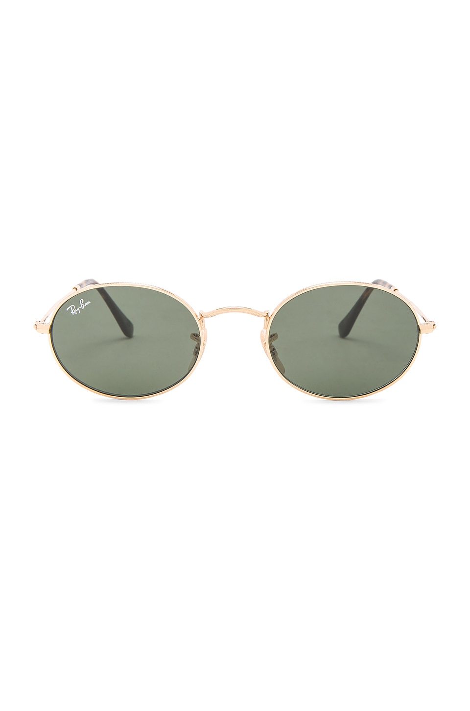 ray ban oval flat sunglasses