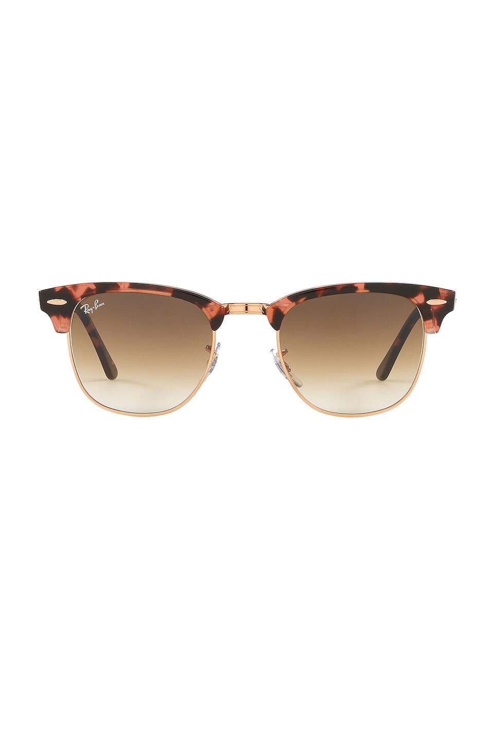 Ray-Ban Clubmaster Sunglasses in Pink Havana | REVOLVE