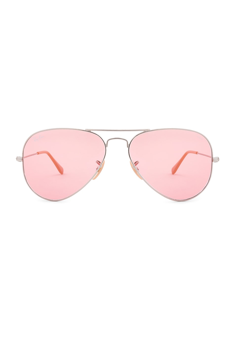 Ray-Ban Aviator Evolve in Silver \u0026 Pink | REVOLVE